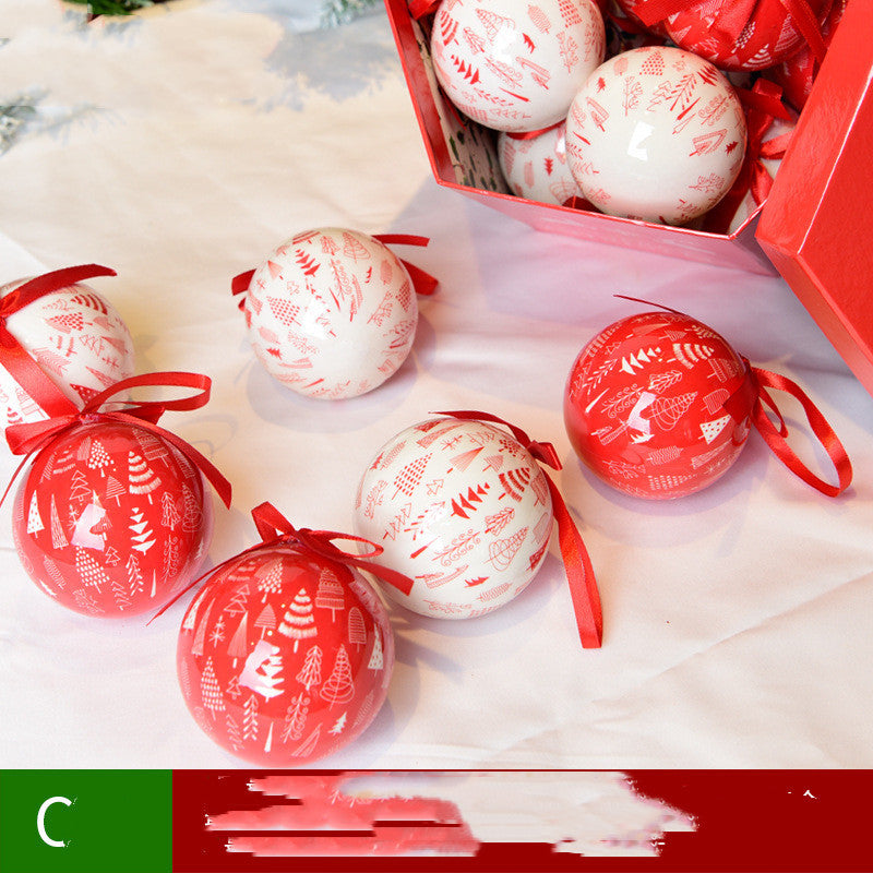 Christmas Gift Box with Tree Decoration Pendant