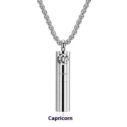 Stainless Steel Constellation Perfume Necklace
