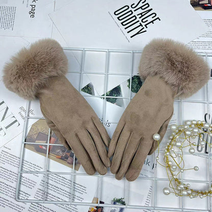 Women's Winter Riding Fleece-Lined Gloves