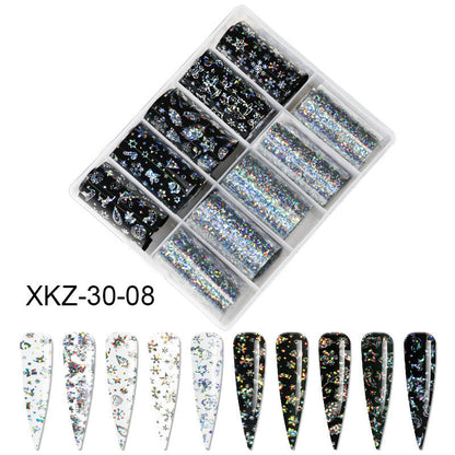 Butterfly Laser Star Nail Transfer Paper