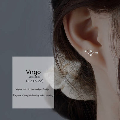 S925 Constellation Stud Earrings