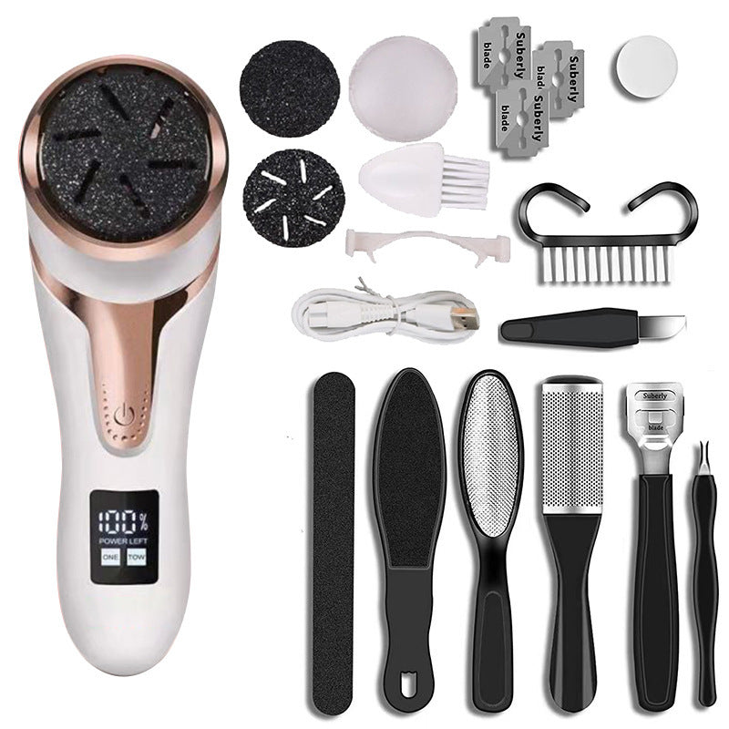LCD Electric Vacuum Foot Scrubber