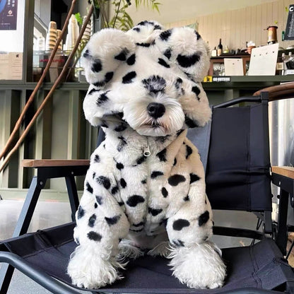 Dog Clothing Thickened Warm Fur Coat