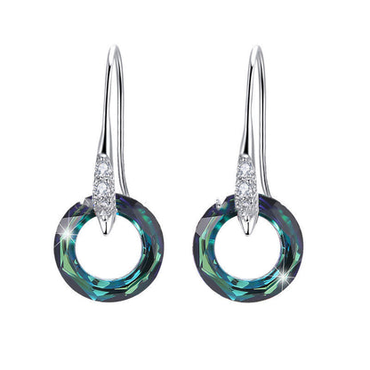 Crystal Universe Ring & Diamond Ear Hook Set