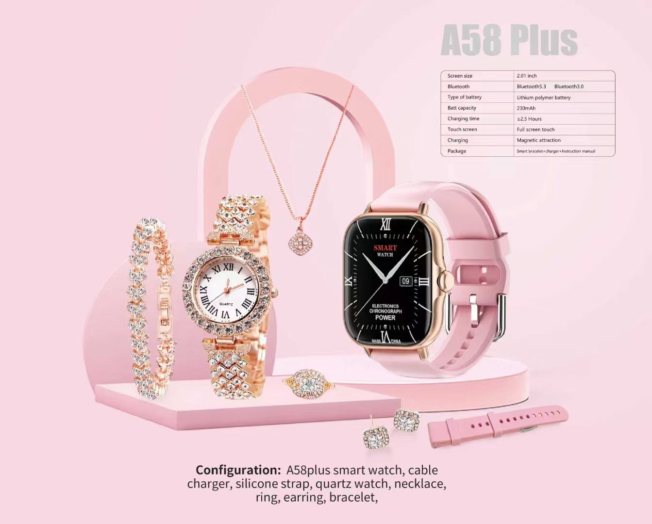 Women's Bluetooth Smartwatch