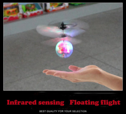 Flying Ball Toys for Kids | Glowing LED Helicopter Drone