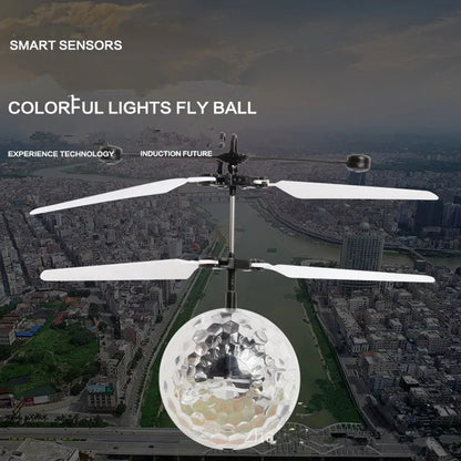 Flying Ball Toys for Kids | Glowing LED Helicopter Drone