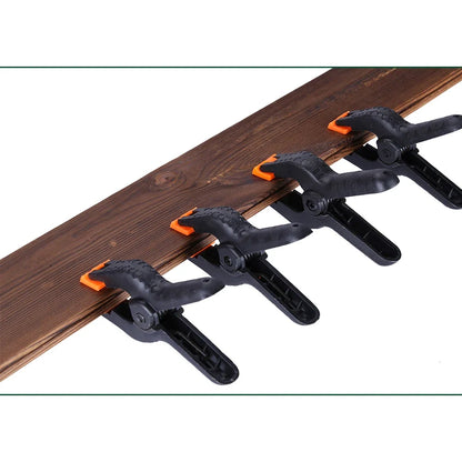 Adjustable Plastic Spring Clamps | Multi-Pack Woodworking Clamps