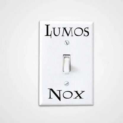 3 Pcs Lumos Nox Light Switch Sticker Set | Creative Magic Vinyl Decals for Home Decor