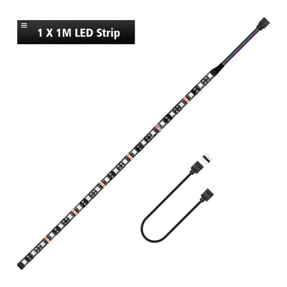 12V RGB 4pin LED Strip Light for PC Case | Motherboard Sync Decor