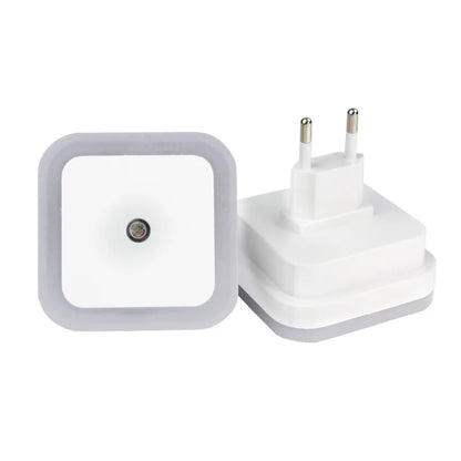 Wireless Sensor LED Night Light | Mini Square Plug-in Lamp for Baby, Kids, Living Room