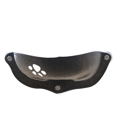 Pet Hammock Beds Cat Window Felt Bed Suction Cat Rest Shelf House cat lounger Ferret Pet Bed Warm Soft and Comfortable BD0150