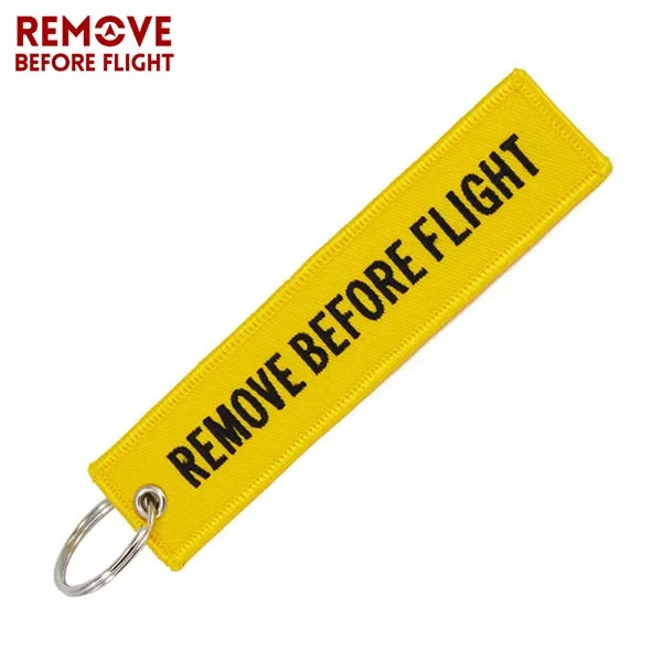 Motorcycle Keychain with Embroidery | Real Men Like Curves Keyring
