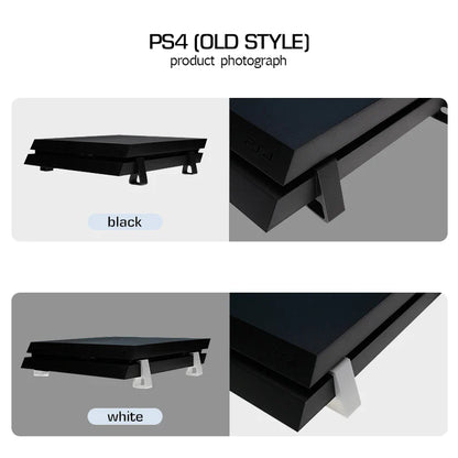 DATA FROG Cooling Feet Stand for PS4 Slim Pro | Horizontal Holder with Anti-Slip Design