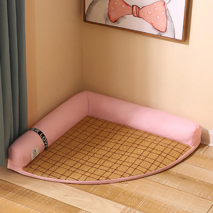 New Pet Summer Sleeping Mat Detachable Washable Pet Sleeping Bed Dog Cat Corner Cool Nest Kennel Summer Cooling Blanket