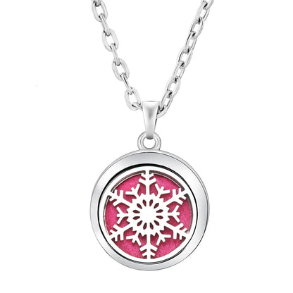 Heart-Shaped Aromatherapy Essential Oil Diffuser Necklace | Stainless Steel Dragonfly Perfume Locket