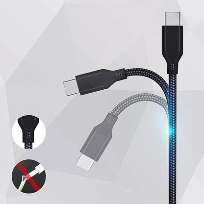 DATA FROG 1m 2m 3m USB Type C Charging Cable for PS5 Xbox Series S X Controller
