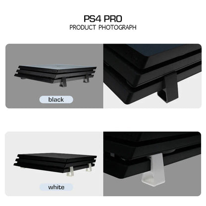 DATA FROG Cooling Feet Stand for PS4 Slim Pro | Horizontal Holder with Anti-Slip Design