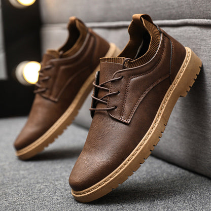 Plus Size Business Casual Leather Shoes Summer