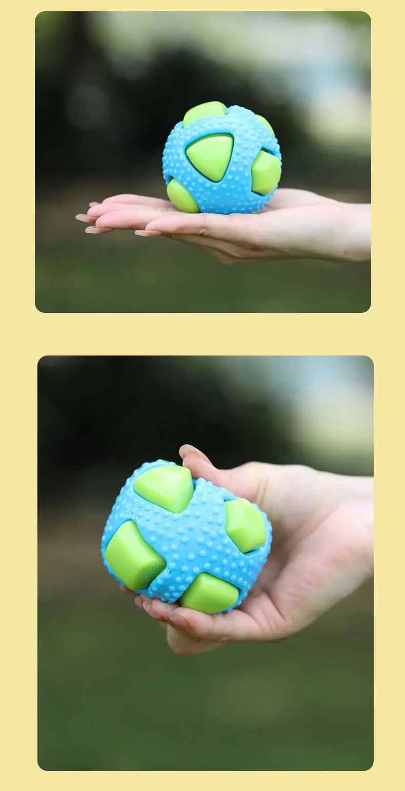 Pet TPR Toy Ball Interaction Pets Relieving Boredom Bite Resistance Small Medium-sized Dog Grinding Sleeping Venting Ball Flash
