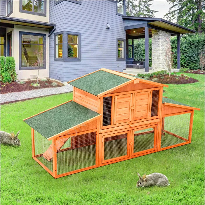 Customized Waterproof Wooden Pet Animal House Cheap Rabbit Cage Wood Rabbits Cages Hutch