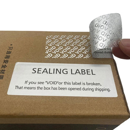 50Pcs Tamper Proof Warranty Void Labels | Security Seal Stickers for Product Protection
