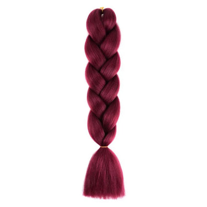 24-Inch Jumbo Box Braiding Hair Extensions | Yaki Straight Synthetic Dreadlocks