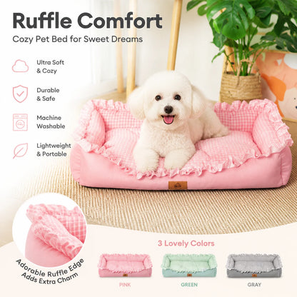 Pet Bed Sofa Summer for Small Medium Dogs Cats Fashion Design Washable Soft Dog Mats for Indoor Outdoor Pet Sleeping Supplies