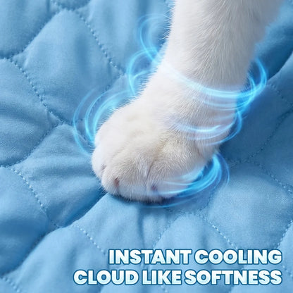 Pet Ice Mat Cooling Pet Bed Summer Cool Pad for Dogs Cats Breathable Waterproof Pet Mat Indoor Outdoor Pet Sleeping Cushion