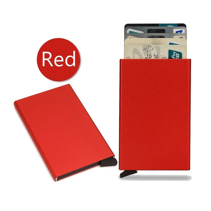 RFID Smart Wallet Card Holder | Metal Pop Up Minimalist Wallet