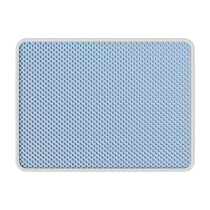 Cat Litter Mat, Double Layer Trapping Mat, Litter Box Filter Pad, Waterproof & Anti-Slip, Prevents Litter Tracking