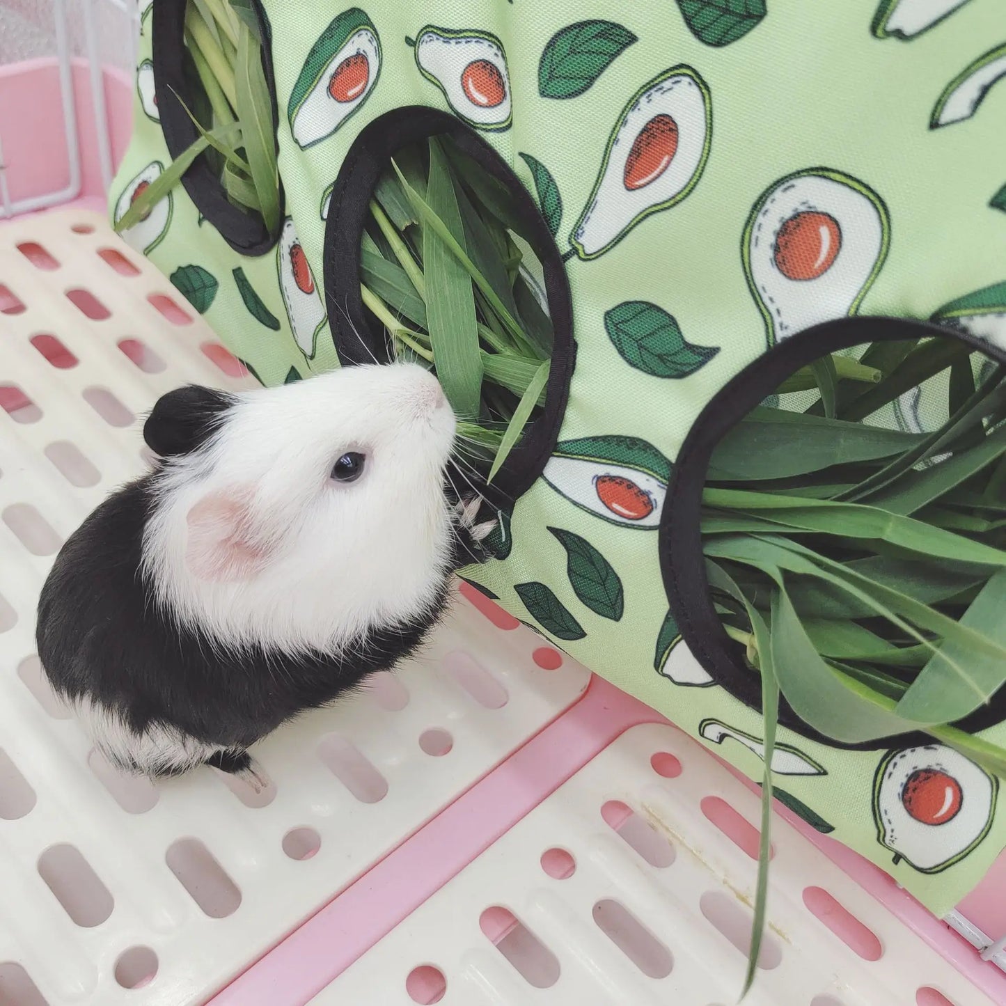 Rabbit Hay Bag Hay Dispenser For Guinea Pig Chinchilla Food House For Hay Guinea Pigs Feeder Hay Bag For Rabbits Pet Products