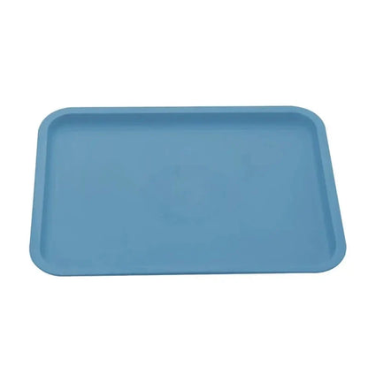 Rectangular Plastic Pallet Tray | Nordic Multi-Color Serving Tray for Food, Bread, Fruit, and Dessert