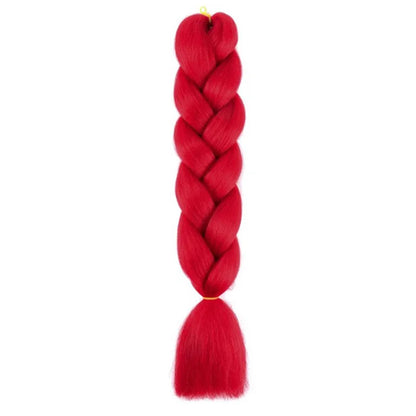 24-Inch Jumbo Box Braiding Hair Extensions | Yaki Straight Synthetic Dreadlocks