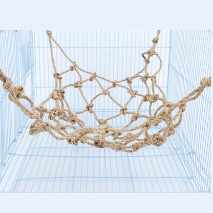 Parrot Swing Rope Birds Hanging Climbing Net With Hook Hammock Birds Stand Ladder Birds Chewing Playing Gym Hamster Rabbit Toys
