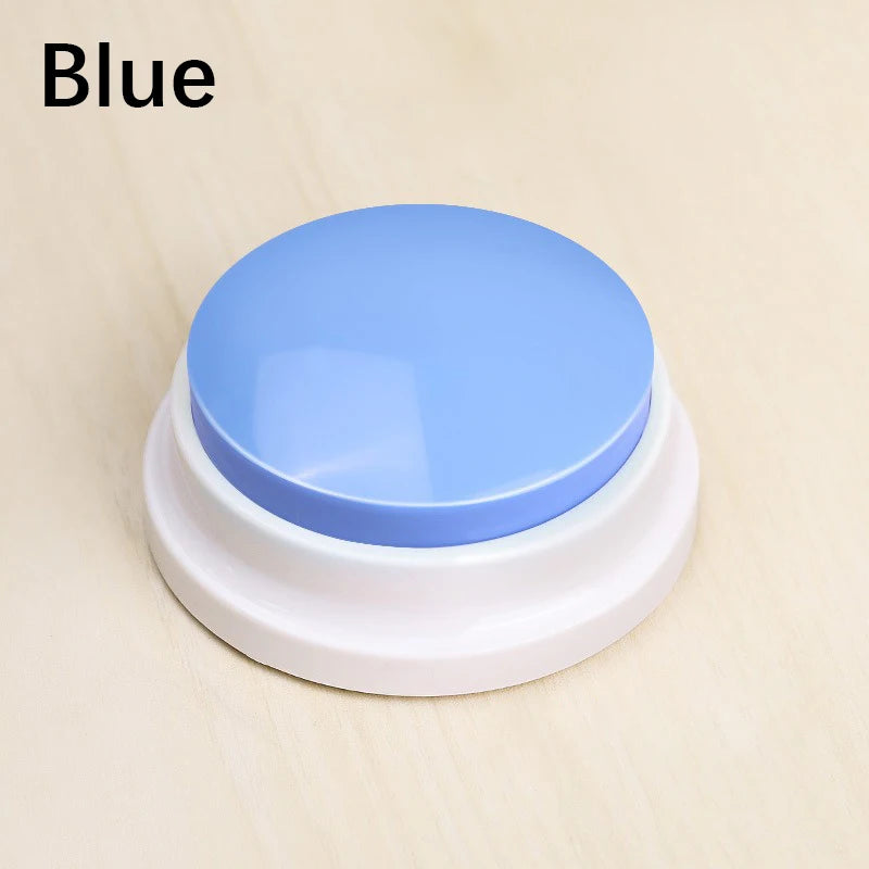 Pet Communication Button Recordable Talking Training Buzzer Cat Dog Toys Talking Starters  Speaking Button Portable Pet Supplies