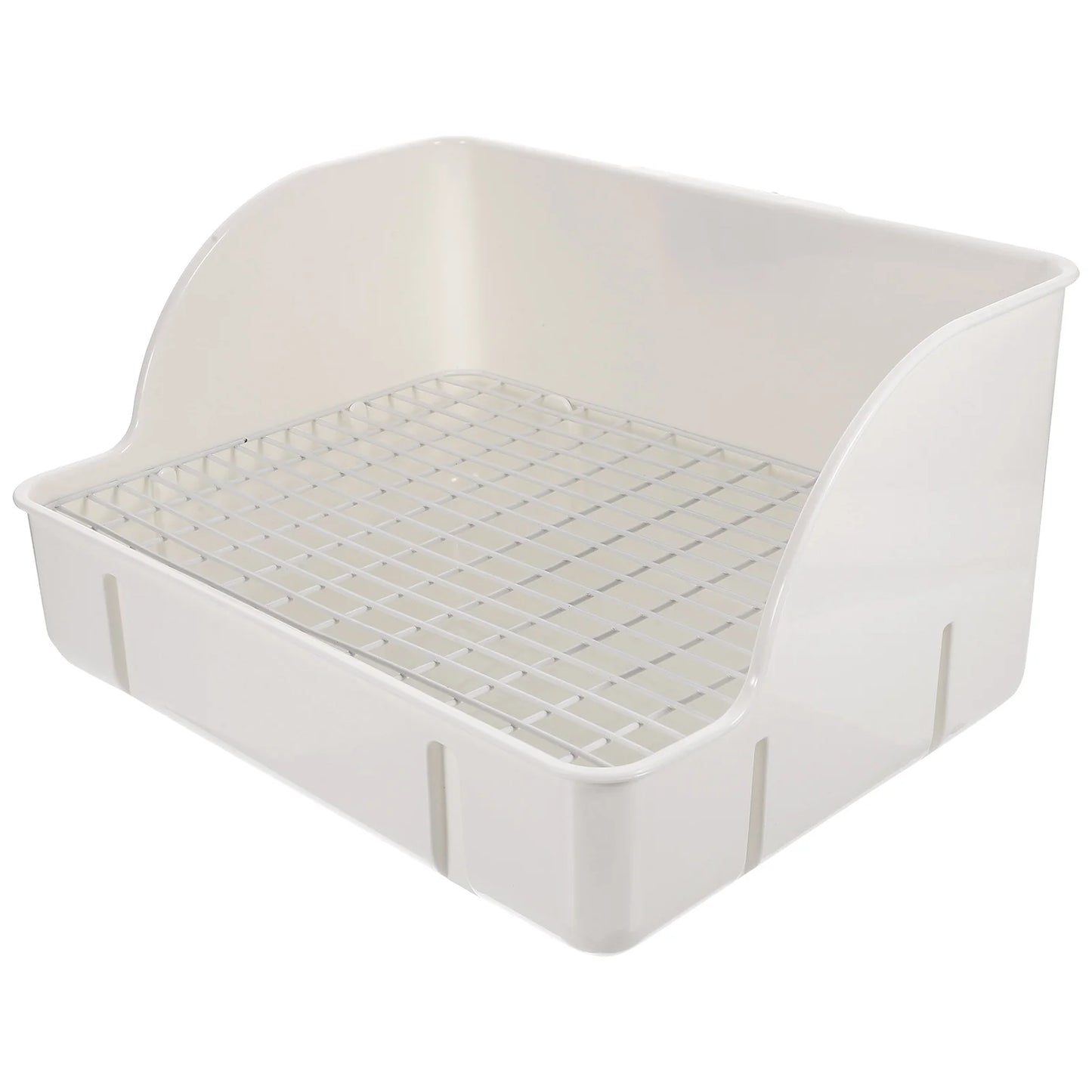 Large Size Rabbit Litter Box Cage Toilet For Bunny Hamster Trainer Potty Pet Bedding Lining Supplies Plastic Guinea Pig Products