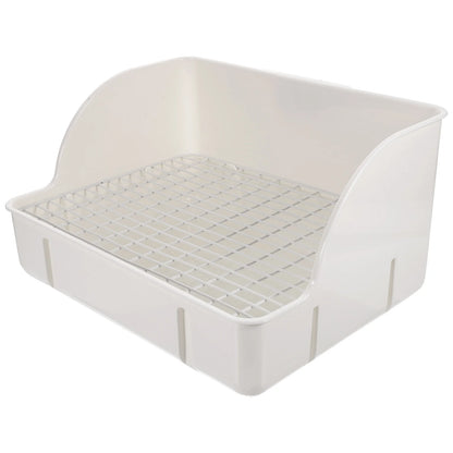 Large Size Rabbit Litter Box Cage Toilet For Bunny Hamster Trainer Potty Pet Bedding Lining Supplies Plastic Guinea Pig Products
