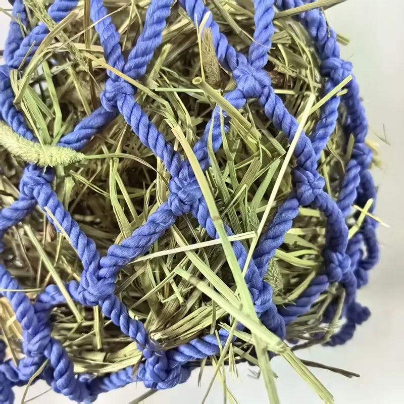 Hanging Rabbit Hay Feeder Ball Holder Food Rack Durable Cage Small Pet Feeding Bowl for Hedgehog Ferret Gerbils Pets Supplies