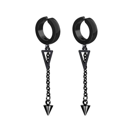 Clip-On Earrings Stainless Steel Round Ear Clip | No Piercing Fashion Jewelry