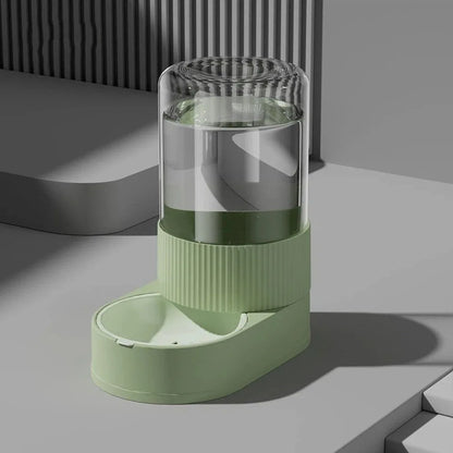 Transparent Automatic Pet Feeder Large Capacity Detachable Pet Water Dispenser Plastic Spill Proof Pet Water Fountain