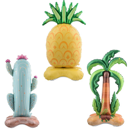 150cm Stand Coconut Tree Pineapple Balloon | Hawaii Summer Party Decoration