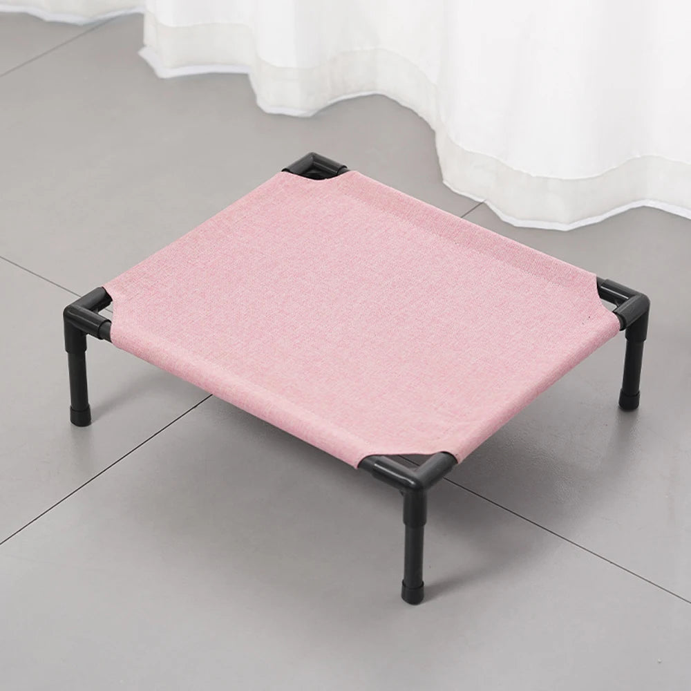 1PC Elevated Pet Bed Raised Small Animal Bed Breathable Washable Cooling Sleep Mat for Rabbit Hamster Cat Puppy Indoor Bed House
