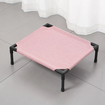 1PC Elevated Pet Bed Raised Small Animal Bed Breathable Washable Cooling Sleep Mat for Rabbit Hamster Cat Puppy Indoor Bed House