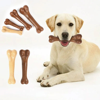 Dog Bone Chews Toys Nearly Indestructible Natural Non-Toxic Anti-Bite Puppy Toys For Small Medium Large Dog Pet Training Toys