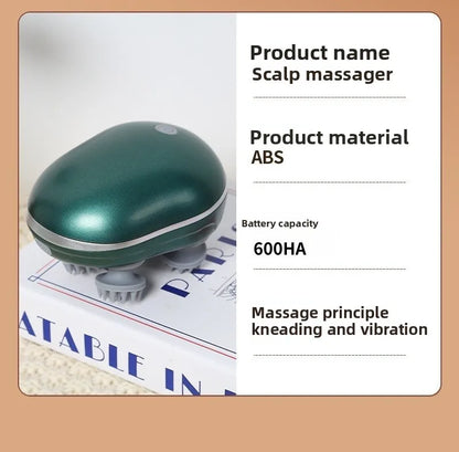 Pet Electric Head Massager Instrument Multi-functional Charging Cat Decompression Relax Tissue Kneading Vibrating Pet Products