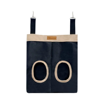 Practical Hanging Rabbit Feed Bag Canvas Eco-Friendly Hay Bag Chew Proof Hay Pouch For Rabbit Dutch Pig