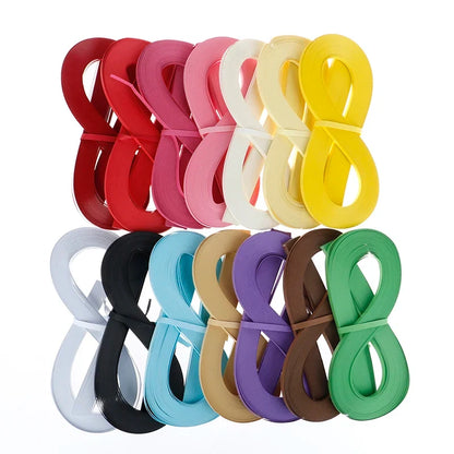 Rainbow Paper Quilling Strips Set | 120pcs 5mm 53cm Craft Paper for DIY Flower Making