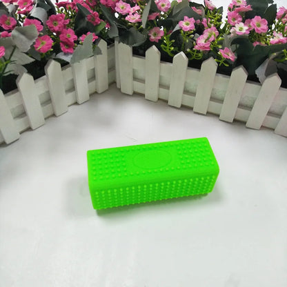 Pet Hair Removal Brush Pet Silicone Hollow Rubber Cleaning Brush Supplies Animal Brush Dog Cat Hair Removal Effective Pet Hair