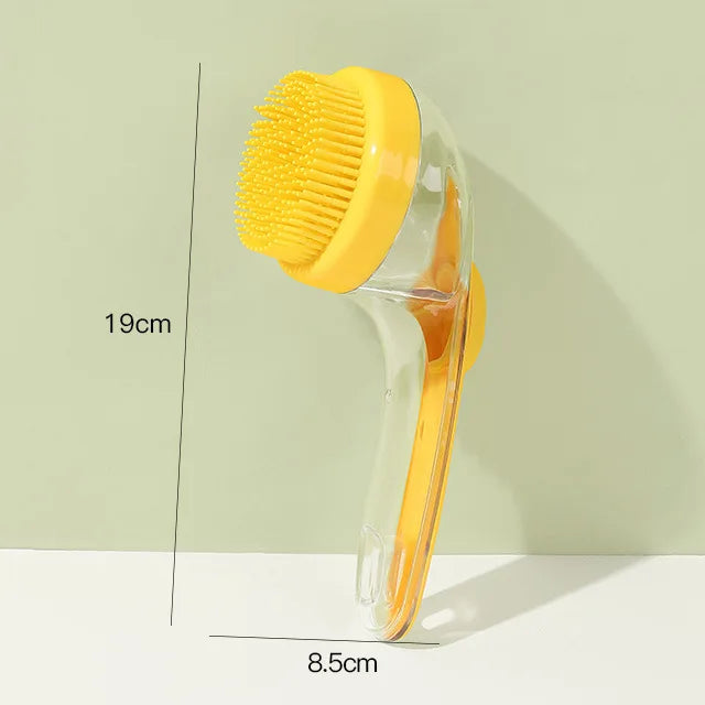 Pet dog bath brush, cat bath brush, bathing massage brush, magical pet bathing and massage scrub brush